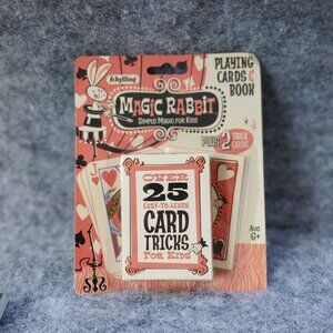 Magic Rabbit Card Tricks For Kids Age 6+ Playing Cards And Instruction Book